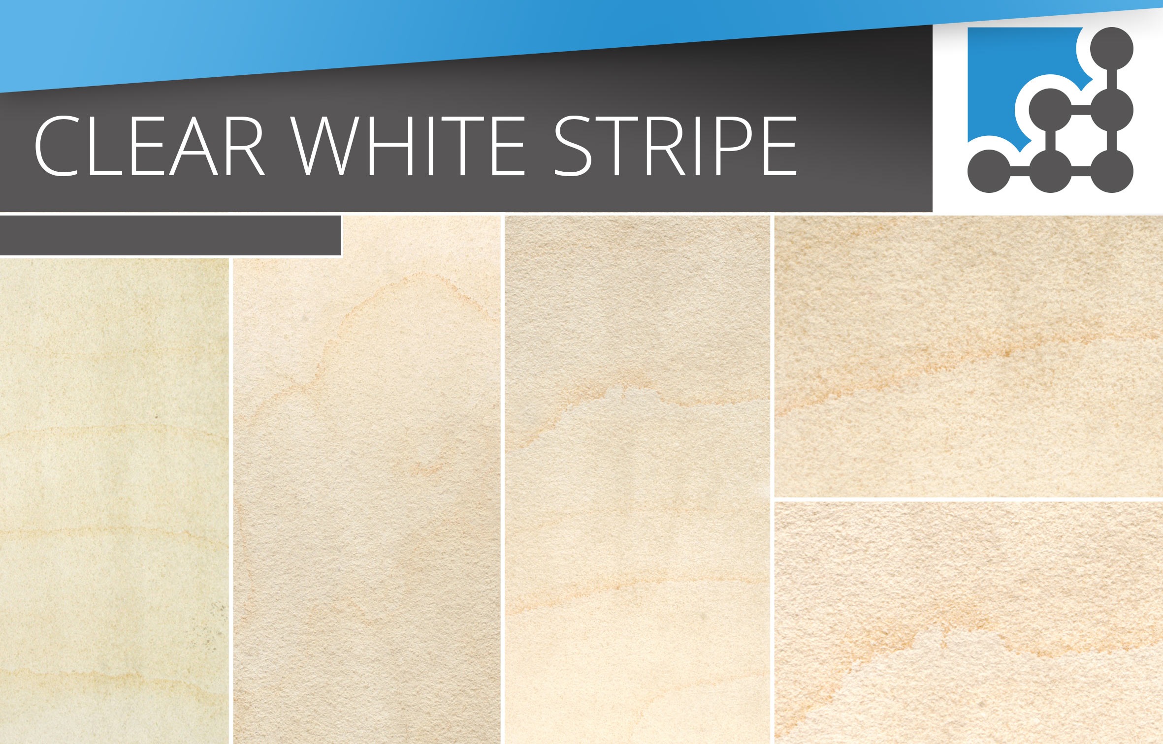 Clear White Stripes - ROCK