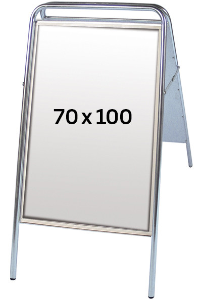 Expo Sign Kundenstopper - 70x100cm - silber