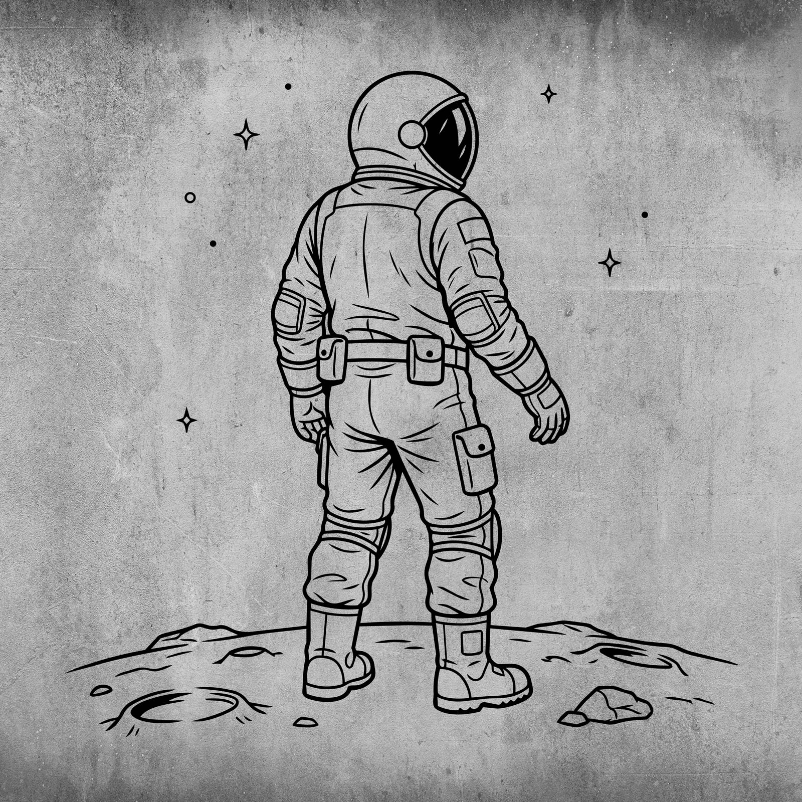 Wandsticker - Astronaut